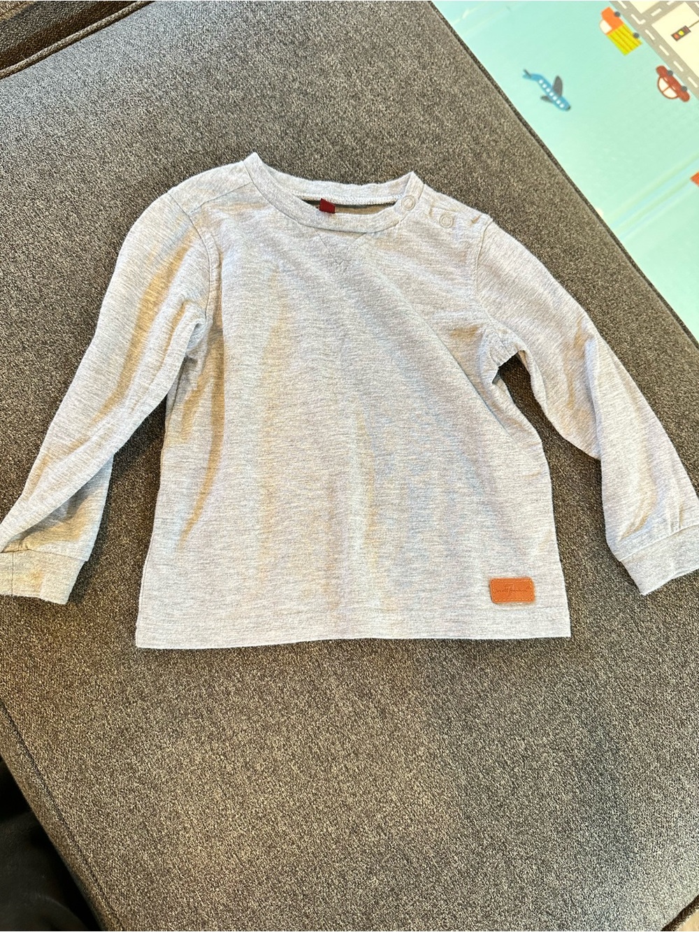 🤑EU 7 For All Mankind Grey Long Sleeve Basic Tee🤑